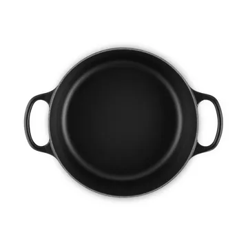 Le Creuset Signature Gusseisen runder Bräter - Matt Schwarz, 4,2 l - Le Creuset