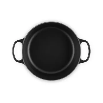 Le Creuset Signature Gusseisen runder Bräter - Matt Schwarz, 5,3 l - Le Creuset