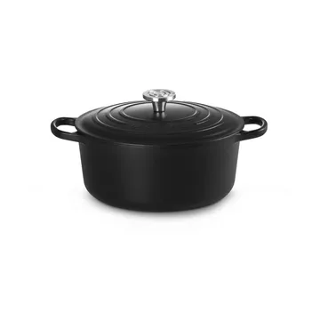 Le Creuset Signature Gusseisen runder Bräter - Matt Schwarz, 6,7 l - Le Creuset