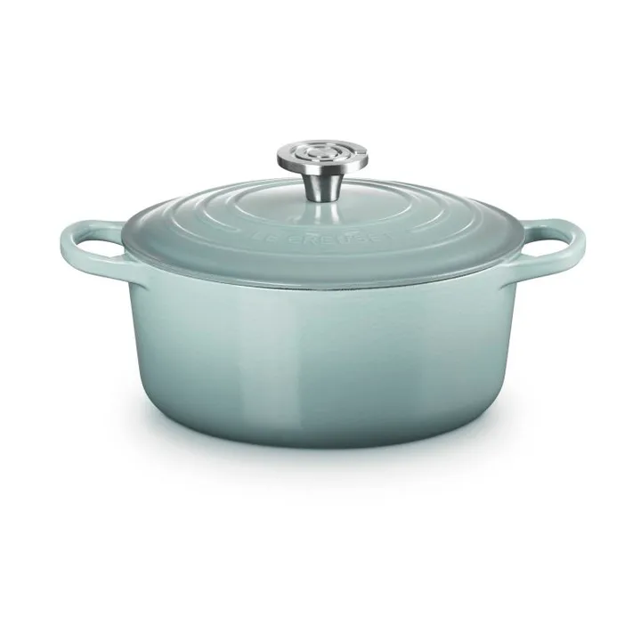 Le Creuset Signature Gusseisen runder Bräter - Meersalz, 4,2 l - Le Creuset