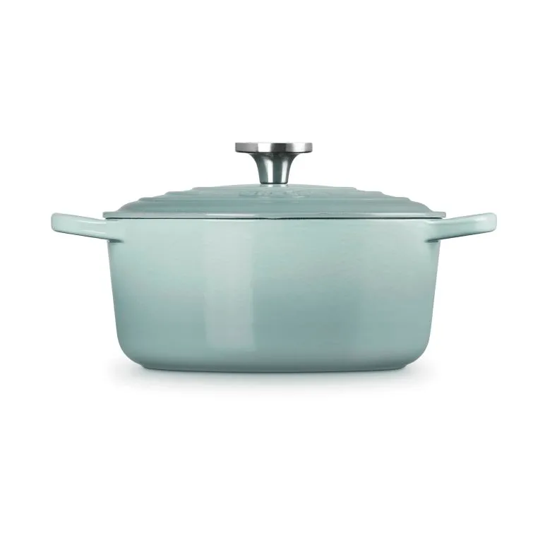 Le Creuset Signature Gusseisen runder Bräter, Meersalz, 4,2 l Le Creuset