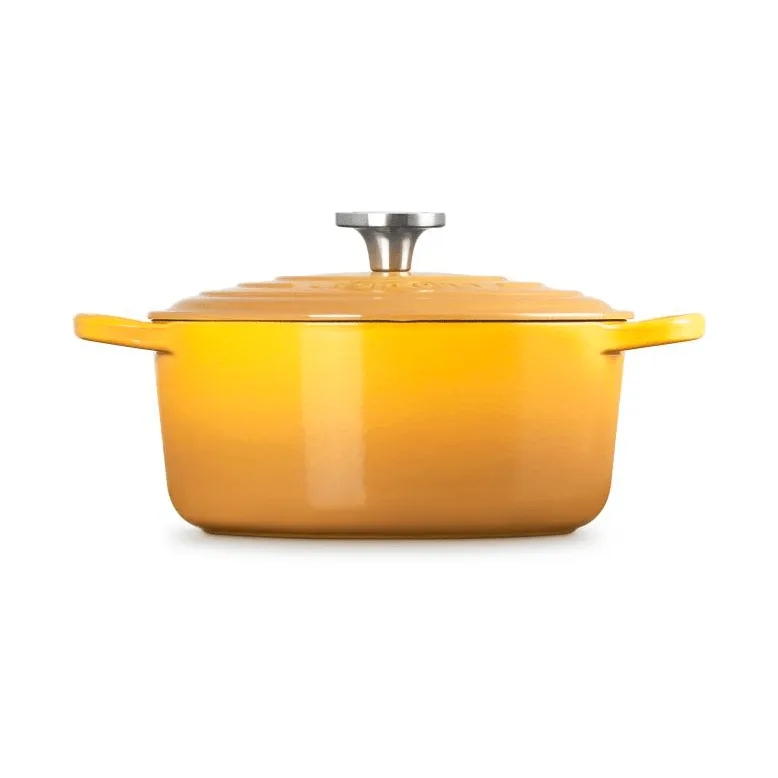 Le Creuset Signature Gusseisen runder Bräter, Nectar, 4,2 l Le Creuset