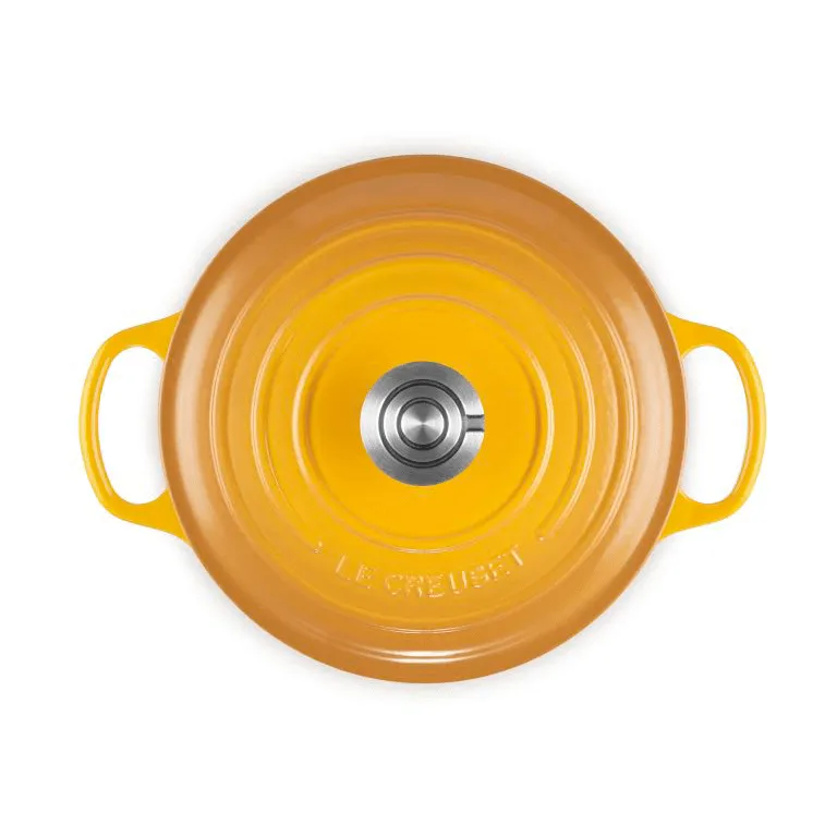 Le Creuset Signature Gusseisen runder Bräter, Nectar, 4,2 l Le Creuset
