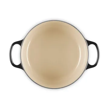 Le Creuset Signature Gusseisen runder Bräter - Schwarz, 4,2 l - Le Creuset