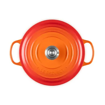 Le Creuset Signature Gusseisen runder Bräter - Volcanic, 5,3 l - Le Creuset