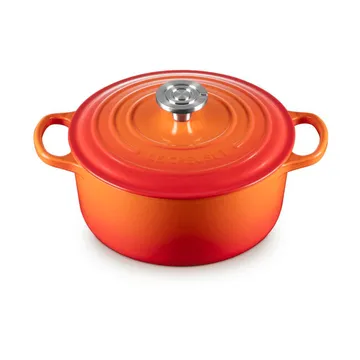 Le Creuset Signature Gusseisen runder Bräter - Vulkanisch, 4,2 l - Le Creuset