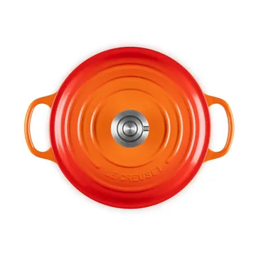 Le Creuset Signature Gusseisen runder Bräter - Vulkanisch, 4,2 l - Le Creuset