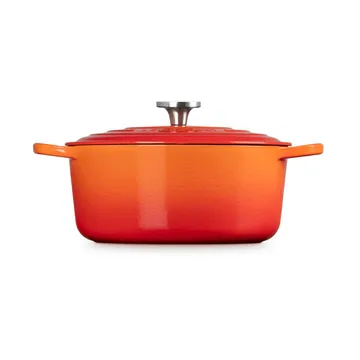 Le Creuset Signature Gusseisen runder Bräter - Vulkanisch, 6,7 l - Le Creuset