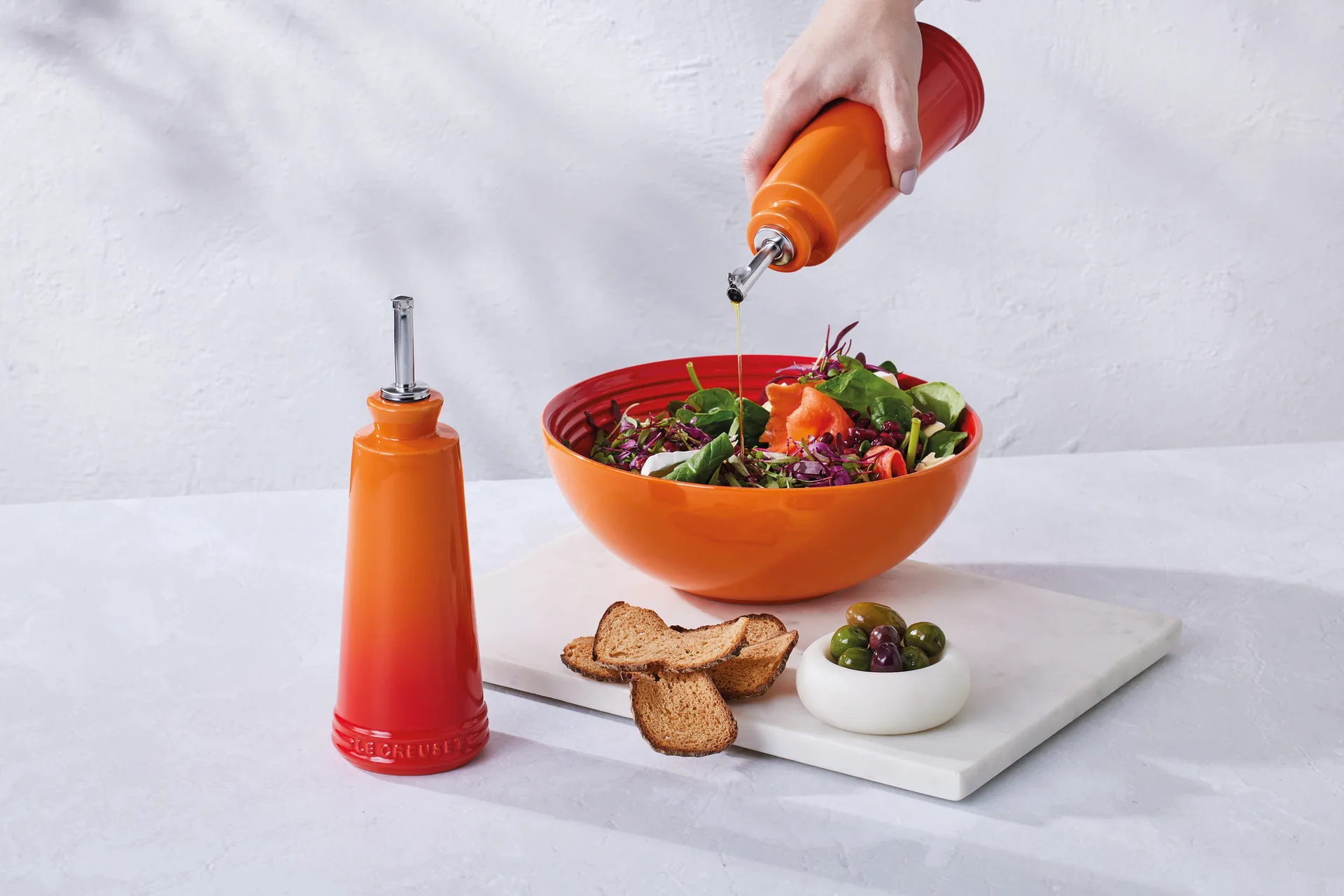 Le Creuset Signature Öl-& Essigset, Volcanic Le Creuset
