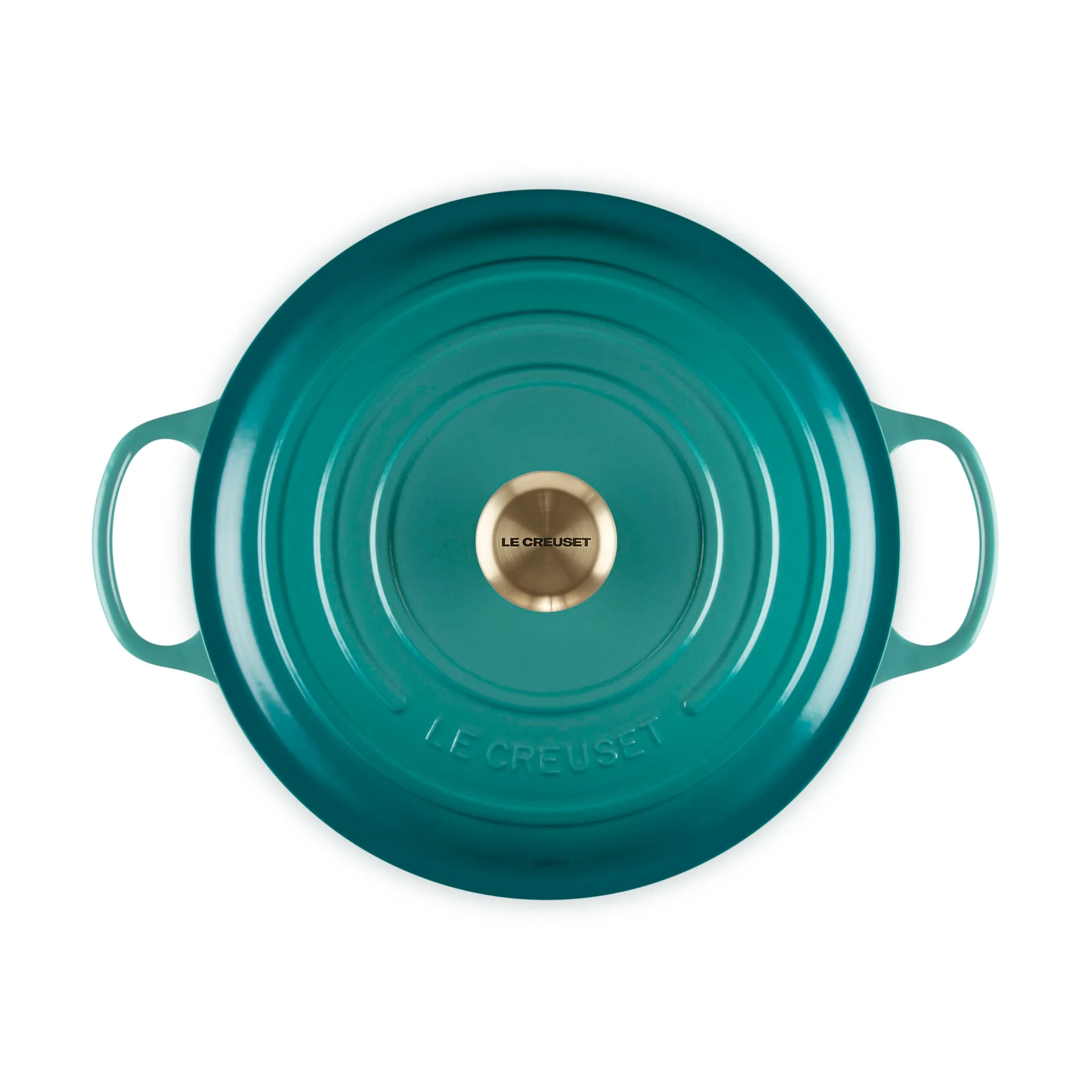 Le Creuset Signature ovaler Topf 6,3 l, Bleu Riviera Le Creuset