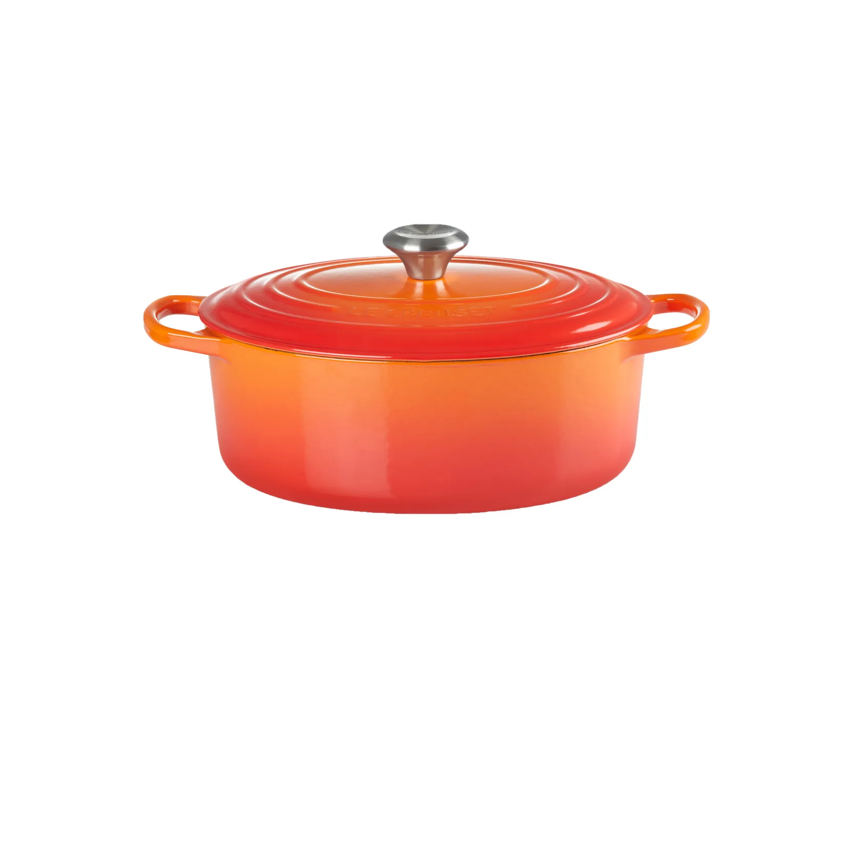 Le Creuset Signature ovaler Topf 6,3 l, Volcanic Le Creuset