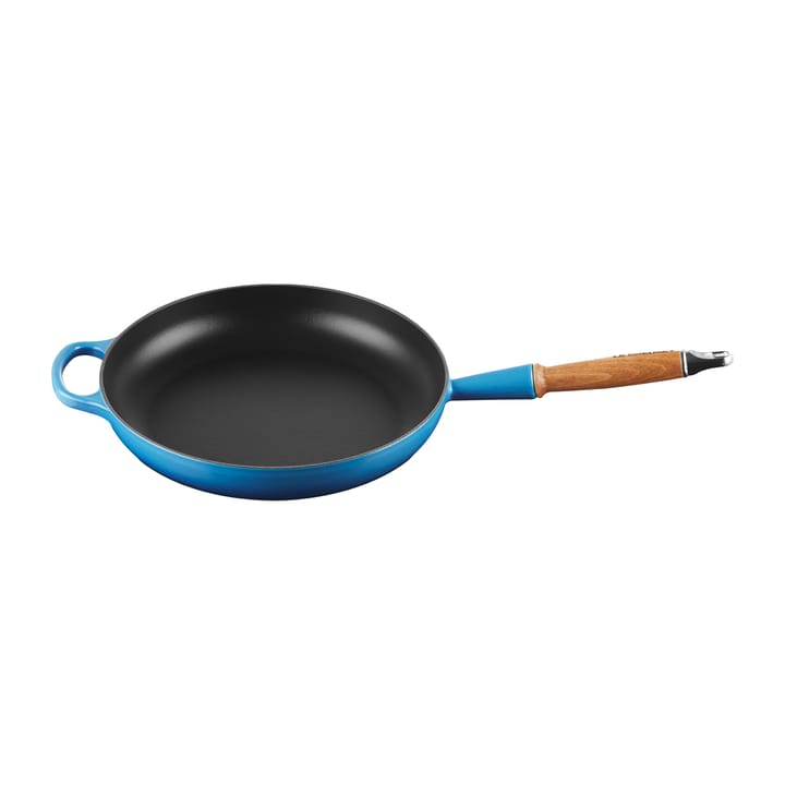 Le Creuset Signature Pfanne Holzgriff 28cm - Azure blue - Le Creuset