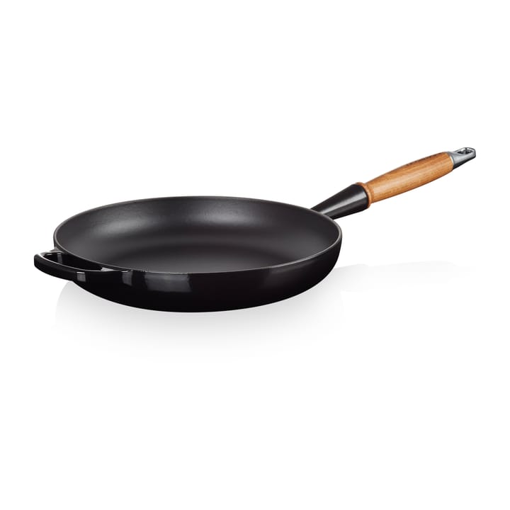 Le Creuset Signature Pfanne Holzgriff 28cm - Black Onyx - Le Creuset