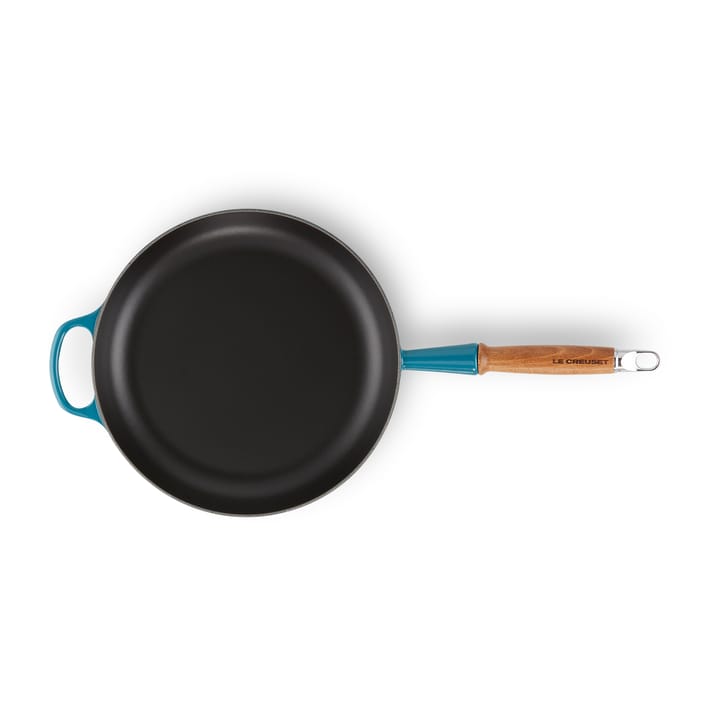 Le Creuset Signature Pfanne Holzgriff 28cm - Deep Teal - Le Creuset