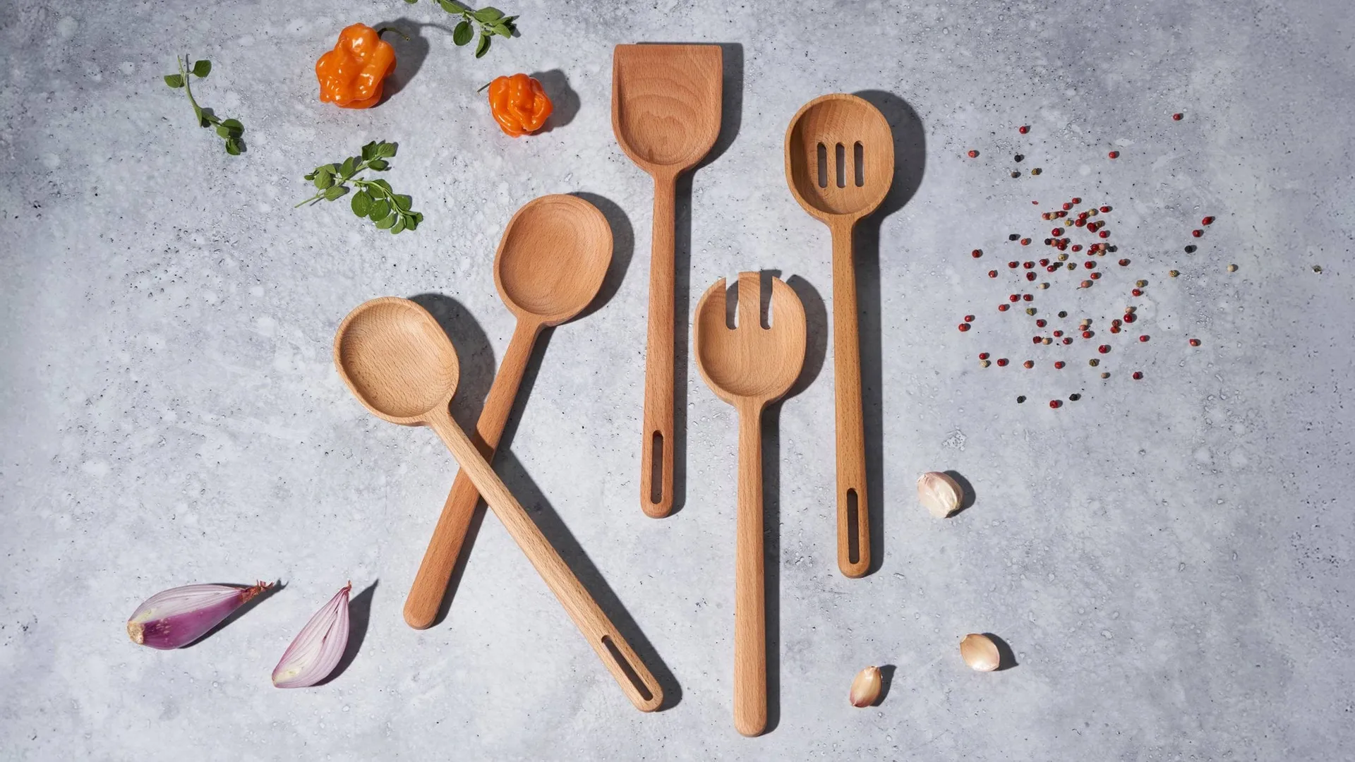 Le Creuset Signature Pfannenwender, Buche, 32 cm Le Creuset