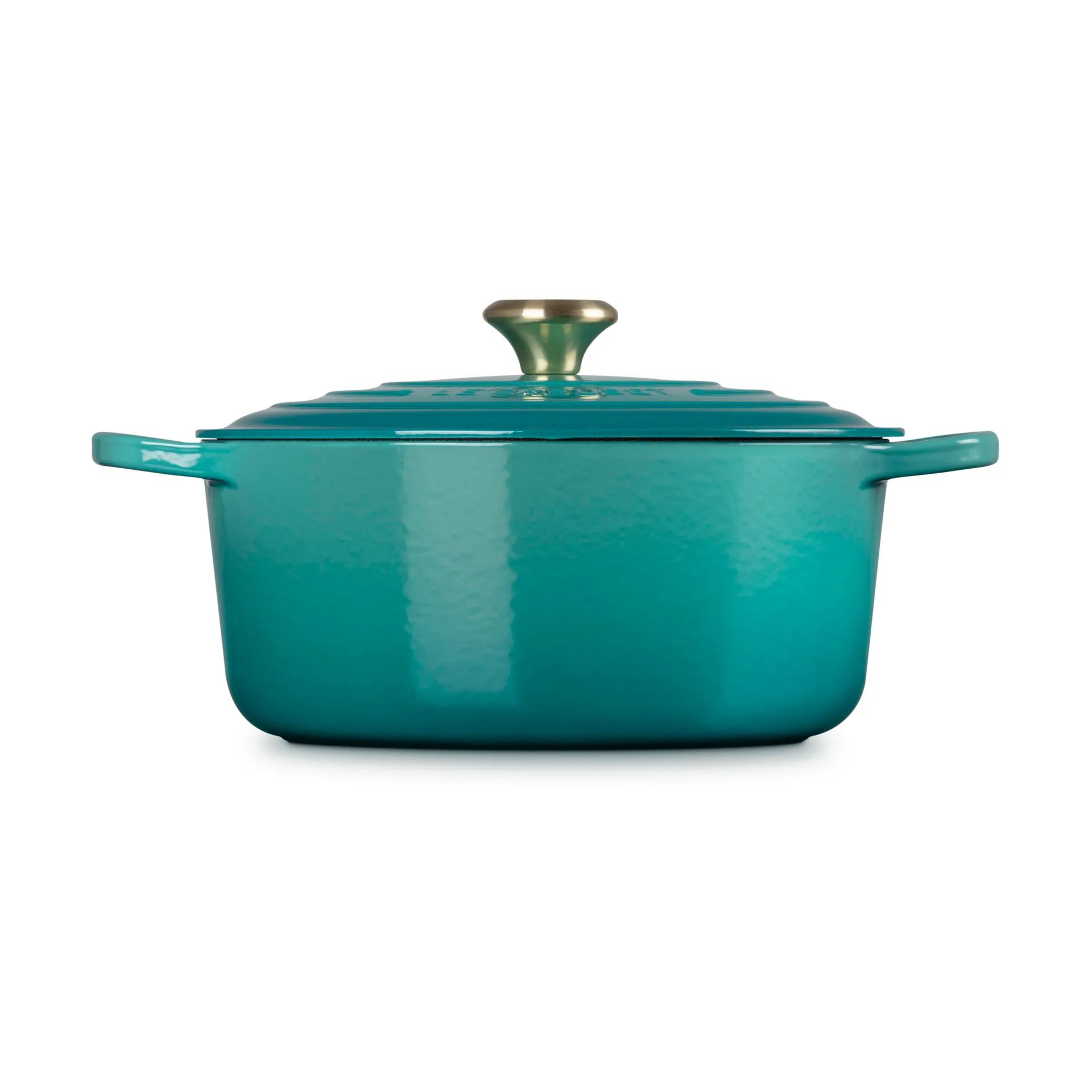 Le Creuset Signature runder Topf 6,7 l, Bleu Riviera Le Creuset