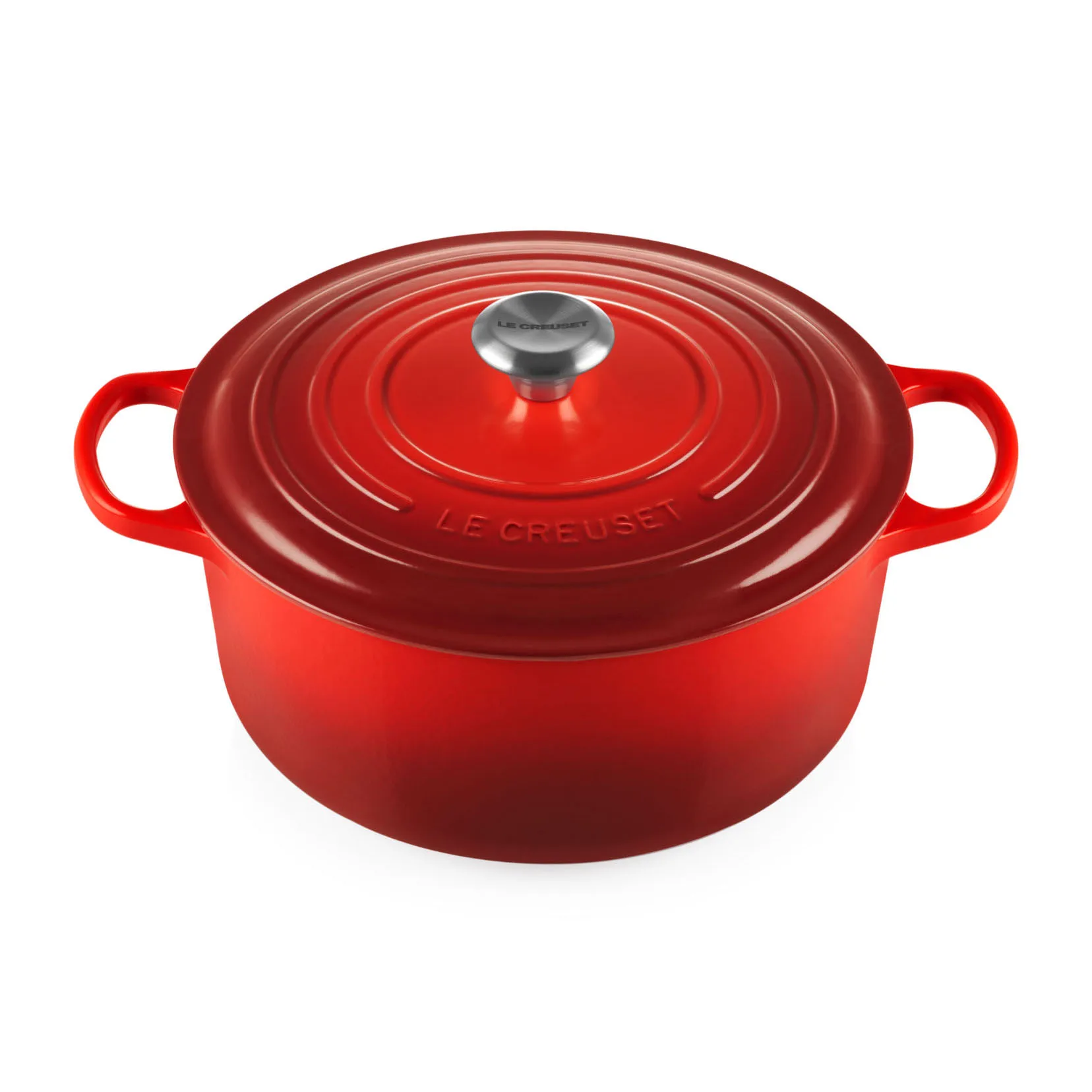 Le Creuset Signature runder Topf 6,7 l, Cerise Le Creuset
