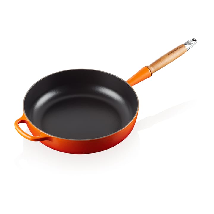 Le Creuset Signature Sauteuse Holzgriff 28cm - Flame - Le Creuset