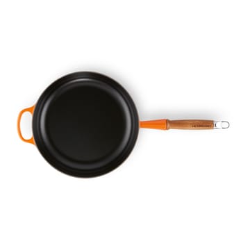 Le Creuset Signature Sauteuse Holzgriff 28cm - Flame - Le Creuset