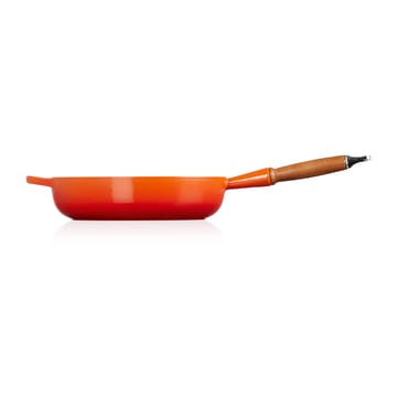 Le Creuset Signature Sauteuse Holzgriff 28cm - Flame - Le Creuset