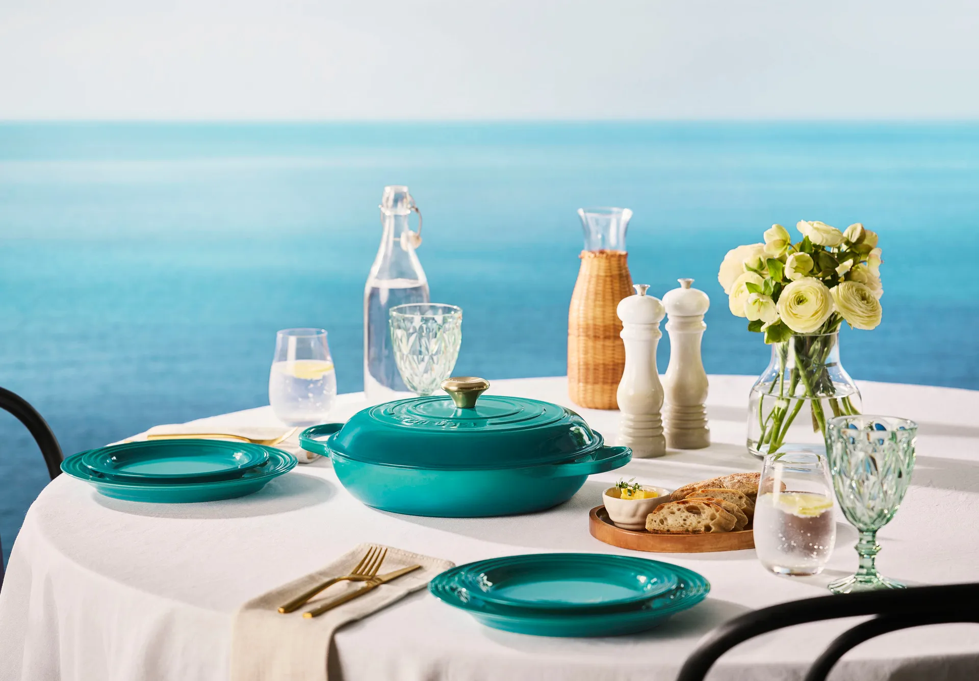 Le Creuset Signature Teller 22cm, Bleu Riviera Le Creuset