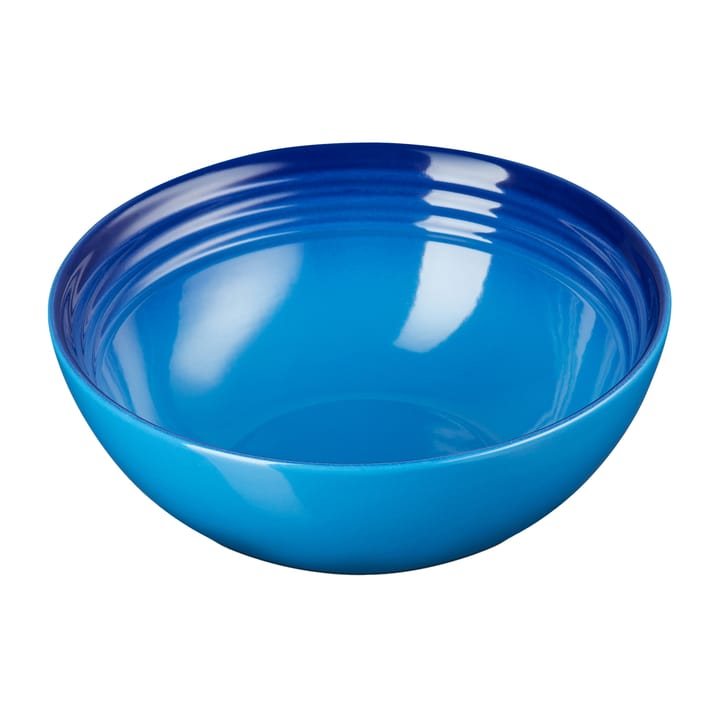 Le Creuset Signature tiefer Teller 16cm - Azure blue - Le Creuset