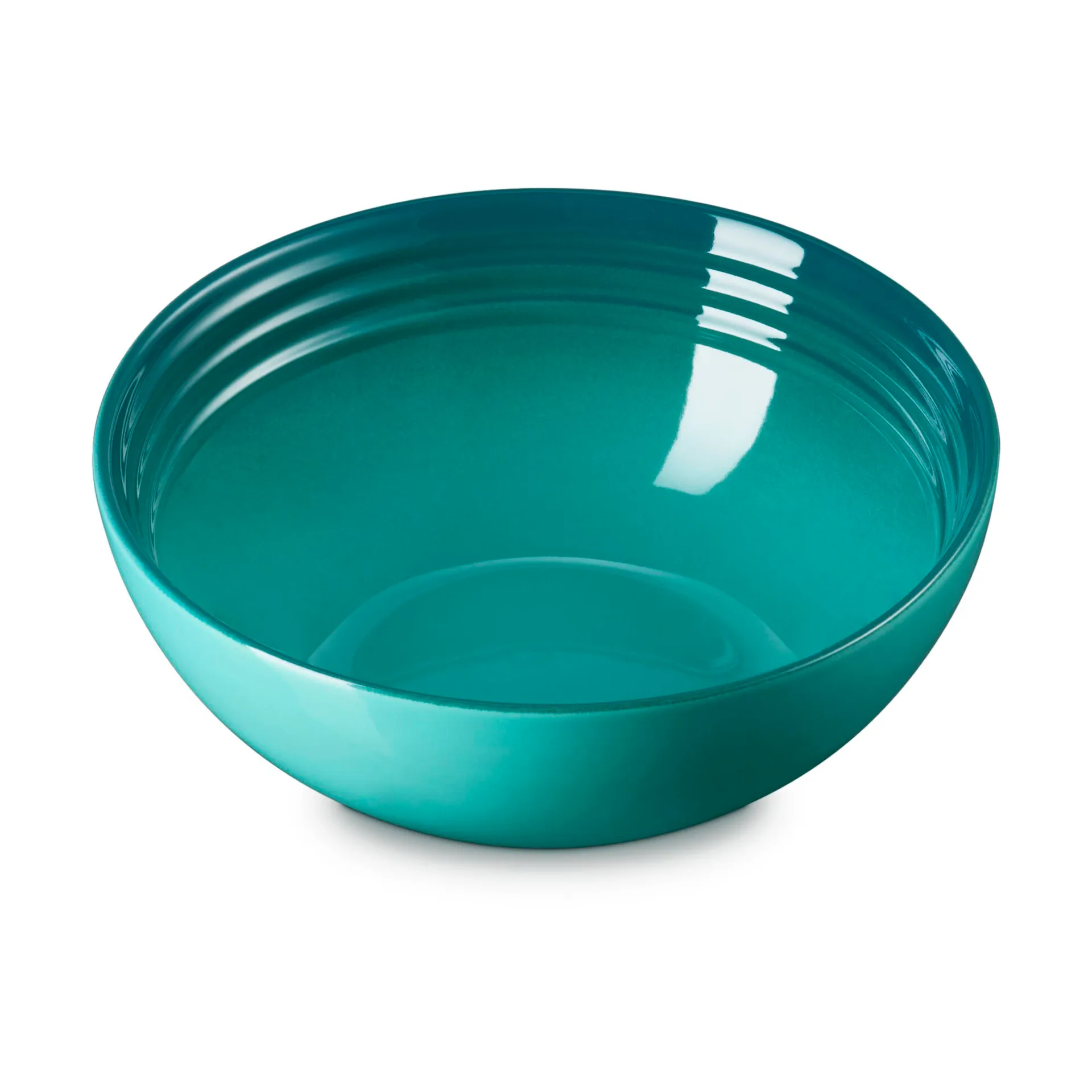 Le Creuset Signature tiefer Teller 16cm, Bleu Riviera Le Creuset