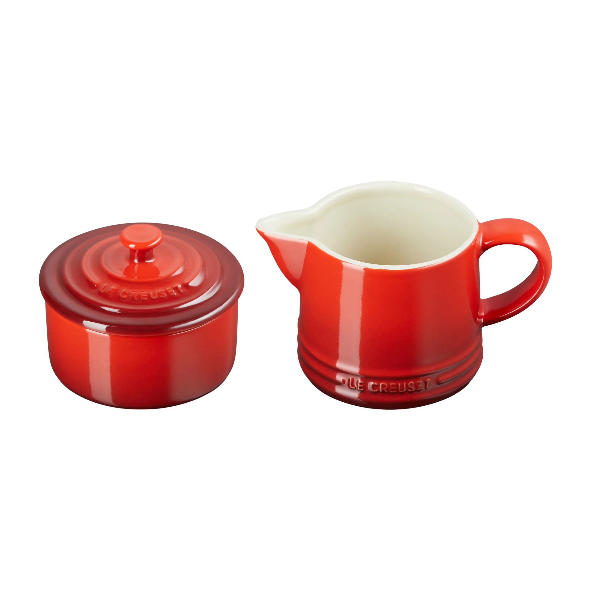 Le Creuset Signature Zucker- & Milchset, Cerise Le Creuset