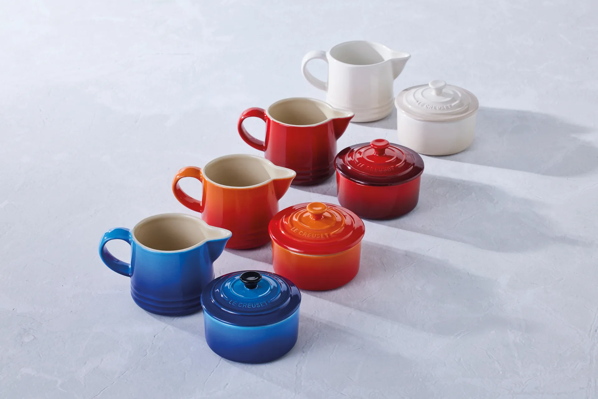 Le Creuset Signature Zucker- & Milchset, Meringue Le Creuset