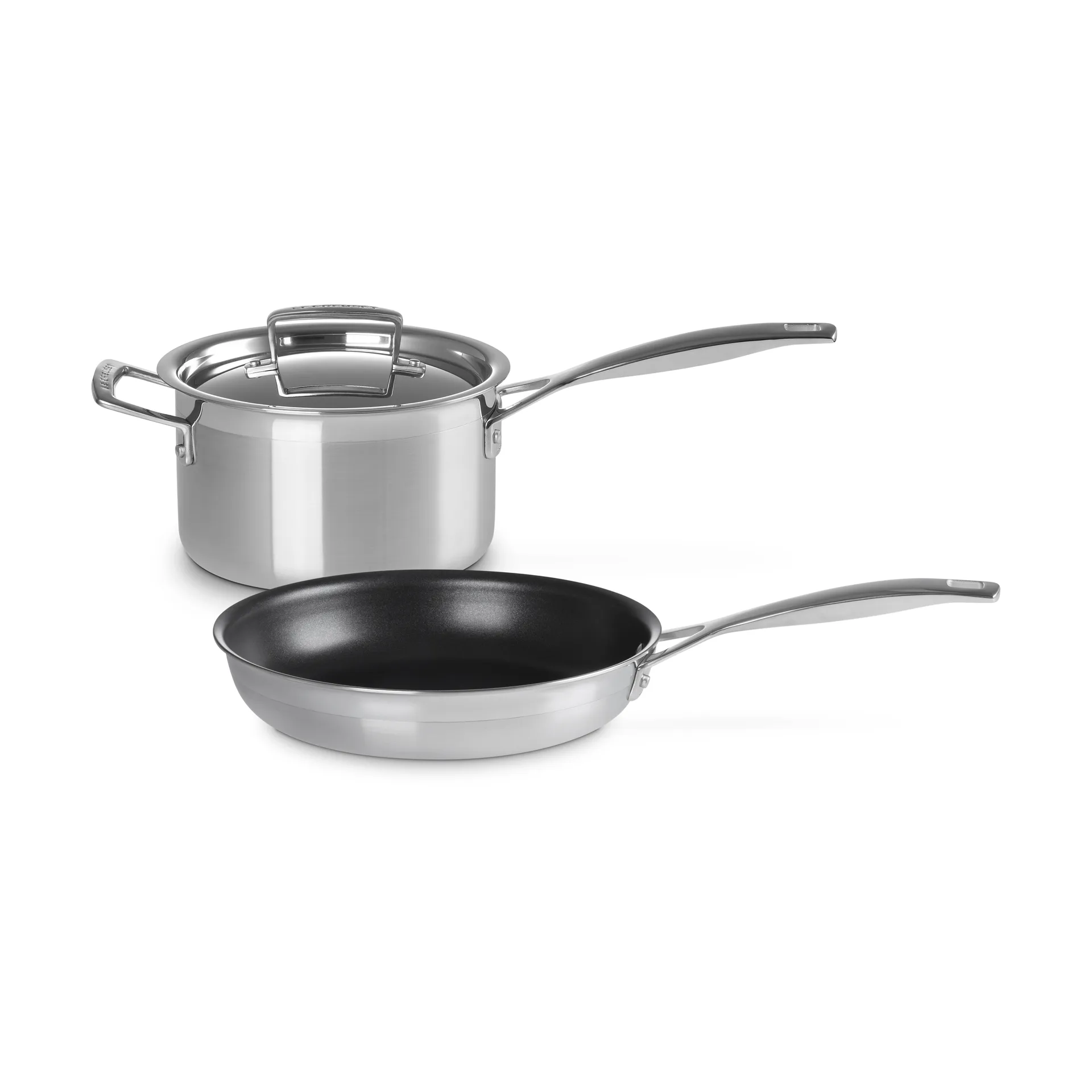 Le Creuset Topf- und Pfannenset, Edelstahl, 2-teilig Le Creuset