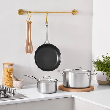 Le Creuset Topf- und Pfannenset - Edelstahl, 3-teilig - Le Creuset
