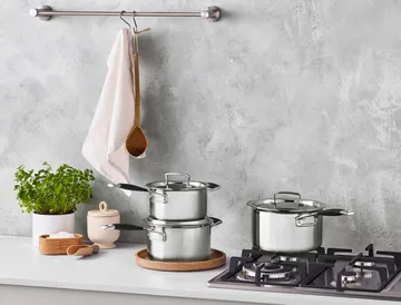 Le Creuset Topfset - Edelstahl, 3-teilig - Le Creuset