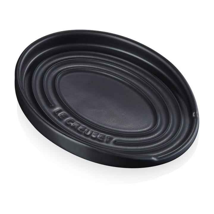 Oval Halter für Kochlöffel - Matte black - Le Creuset