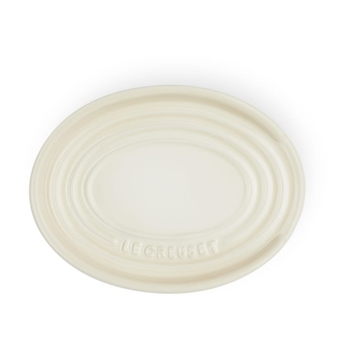 Oval Halter für Kochlöffel - Meringue - Le Creuset