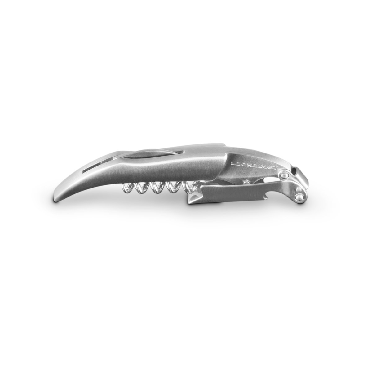 Le Creuset Premium Kellnermesser Korkenzieher Edelstahl