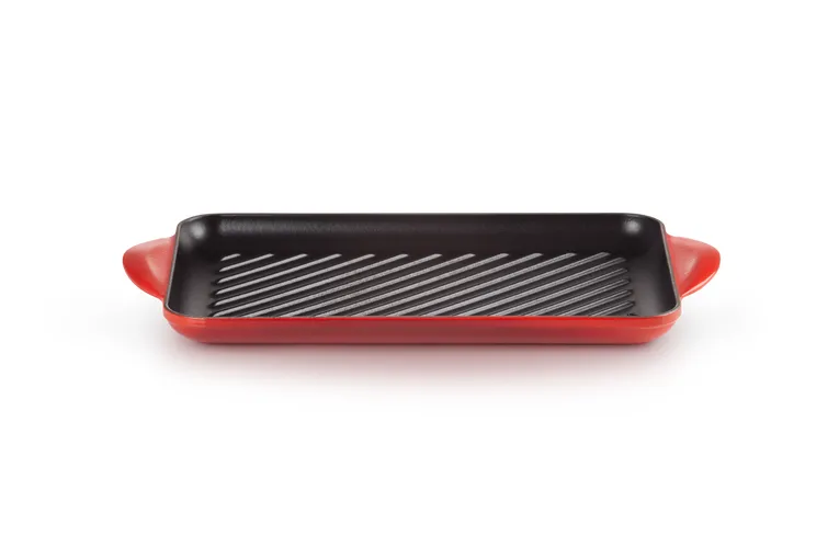 Rechteckiger Grillteller 32 cm, Cerise Le Creuset