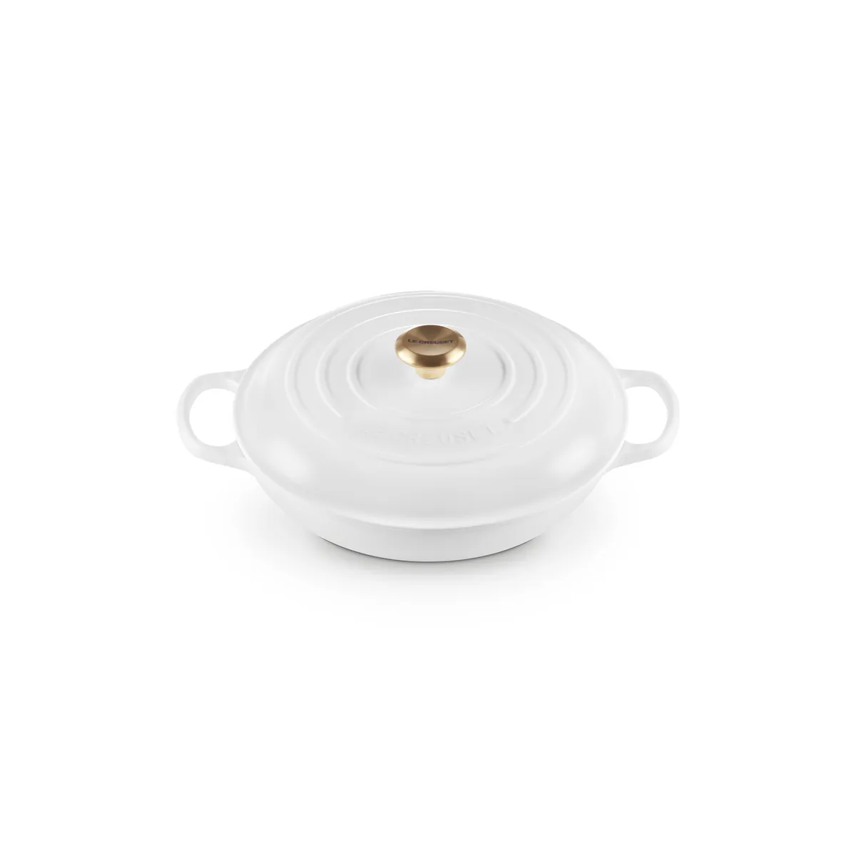 Le Creuset Signature Buffet-Topf 30 cm Weiß