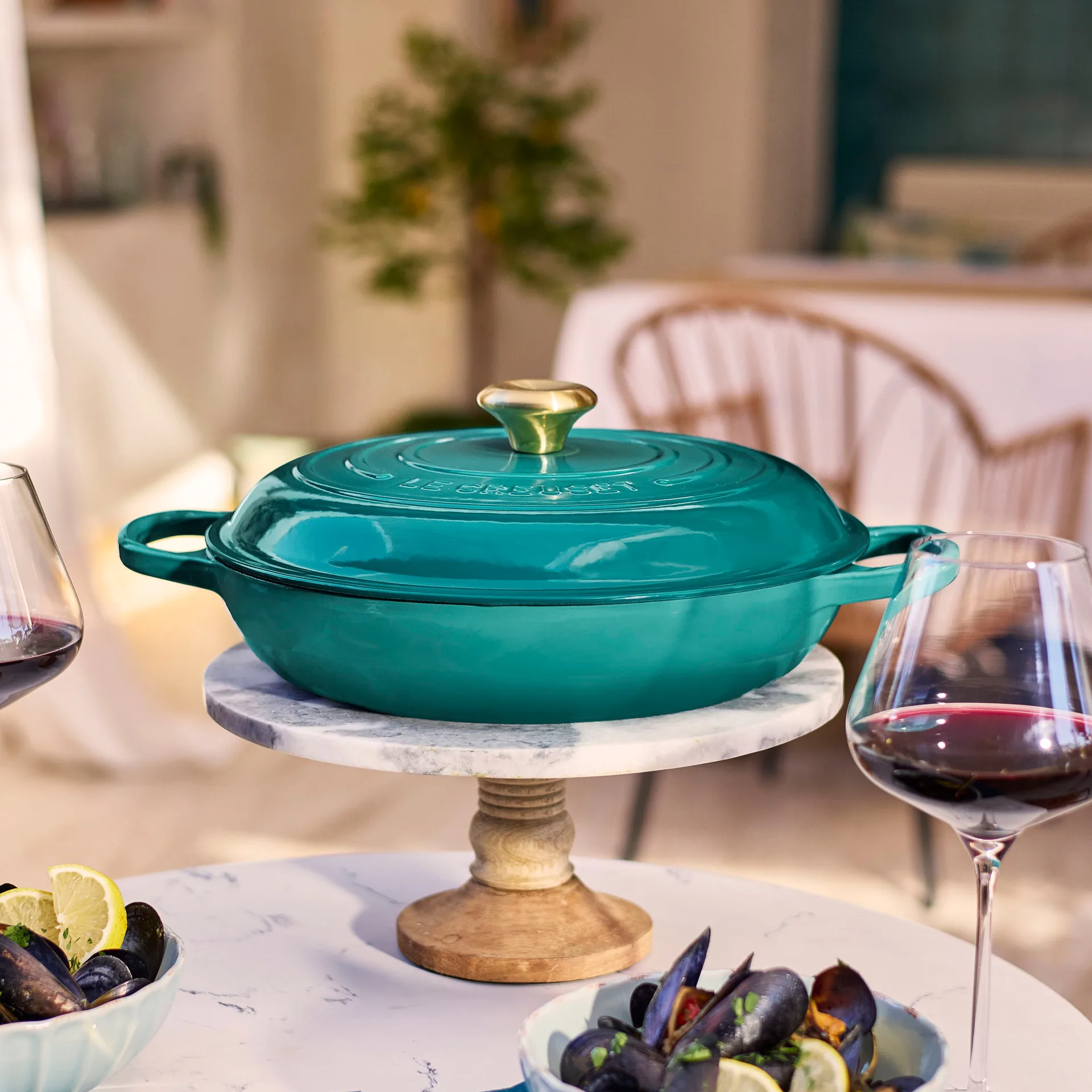 Signature Bufféttopf 3,5 l, Bleu Riviera Le Creuset