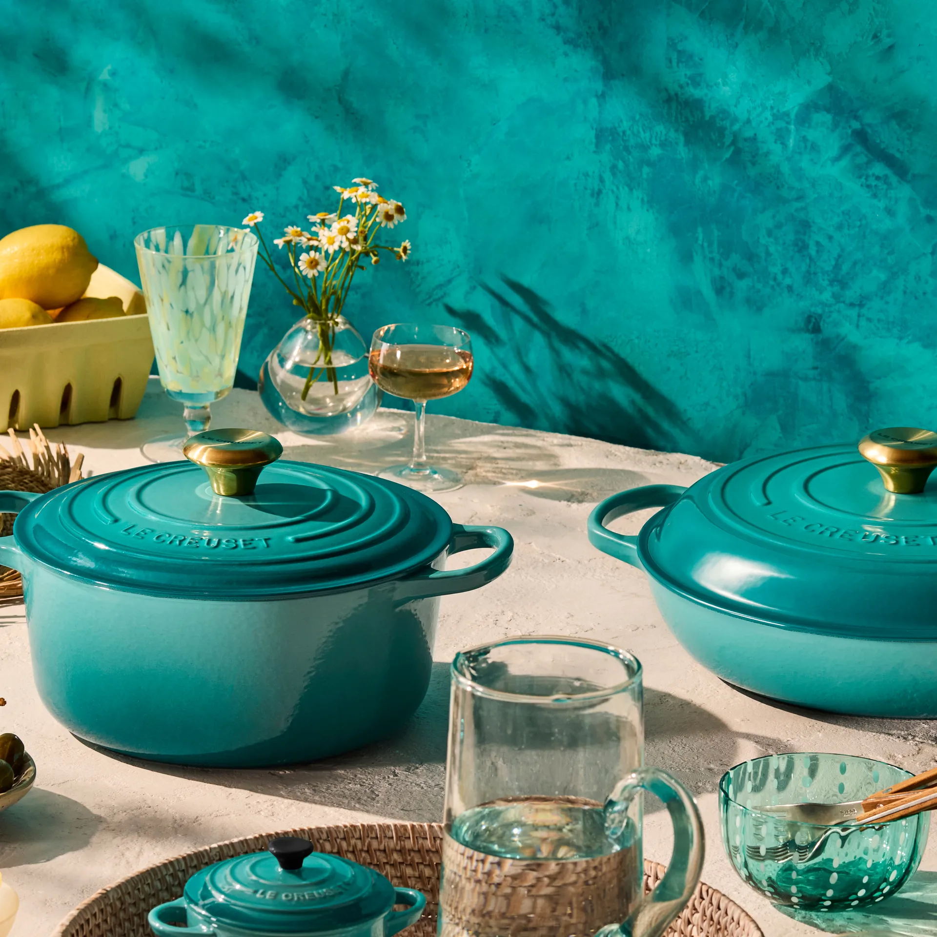 Signature Bufféttopf 3,5 l, Bleu Riviera Le Creuset