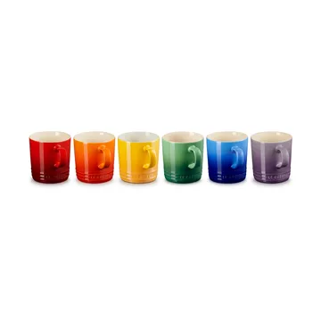 Signature Steingut Becher 6-teilig - Rainbow - Le Creuset