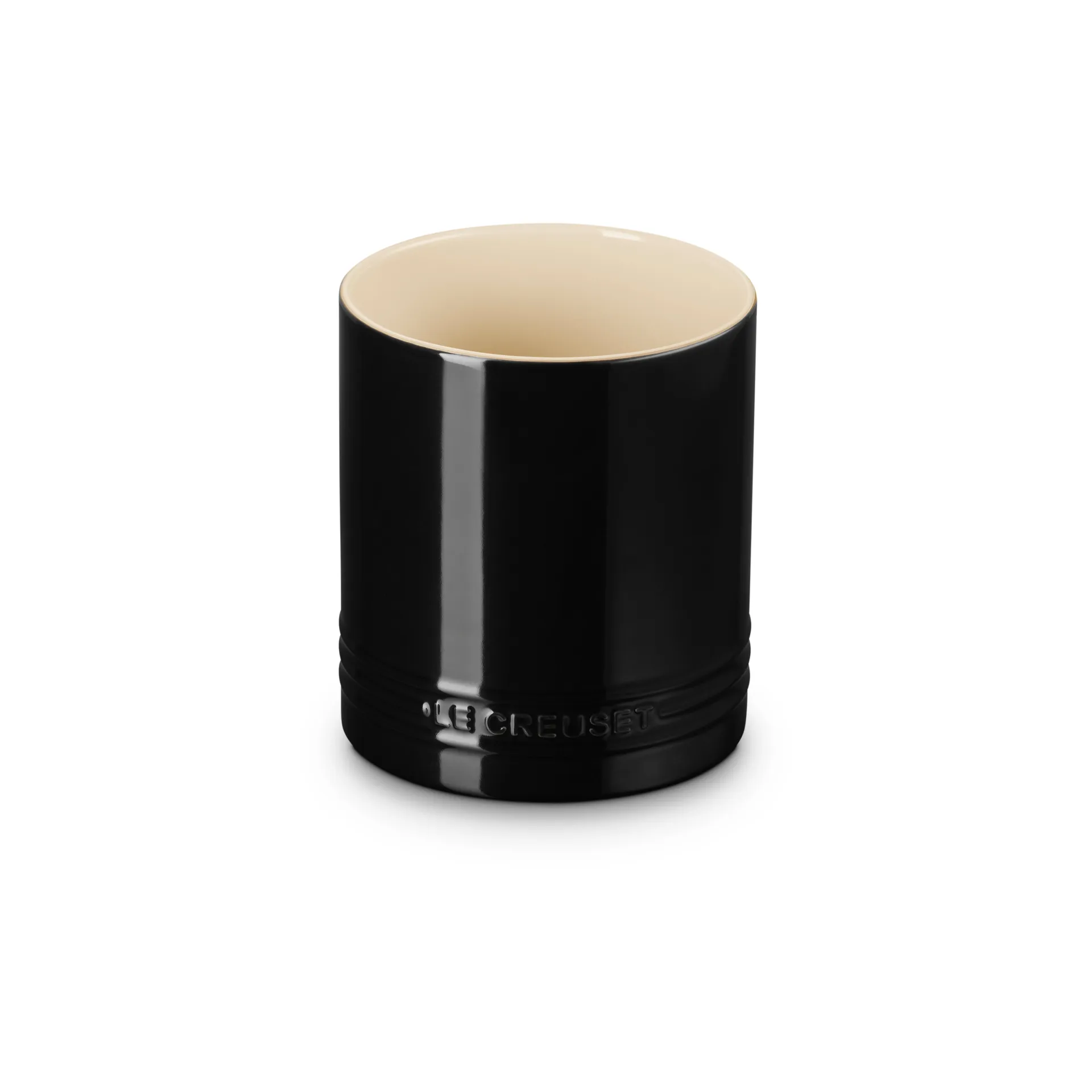 Signature Steingut Besteck- und Küchenutensilienkrug 1,1 L, Black Le Creuset