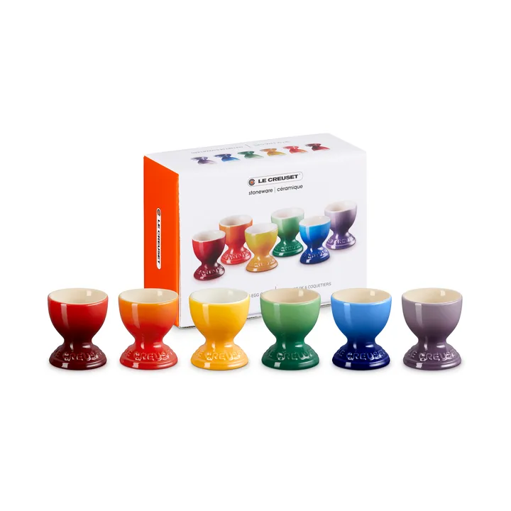 Signature Steingut Eierbecher 6-teilig - Rainbow - Le Creuset