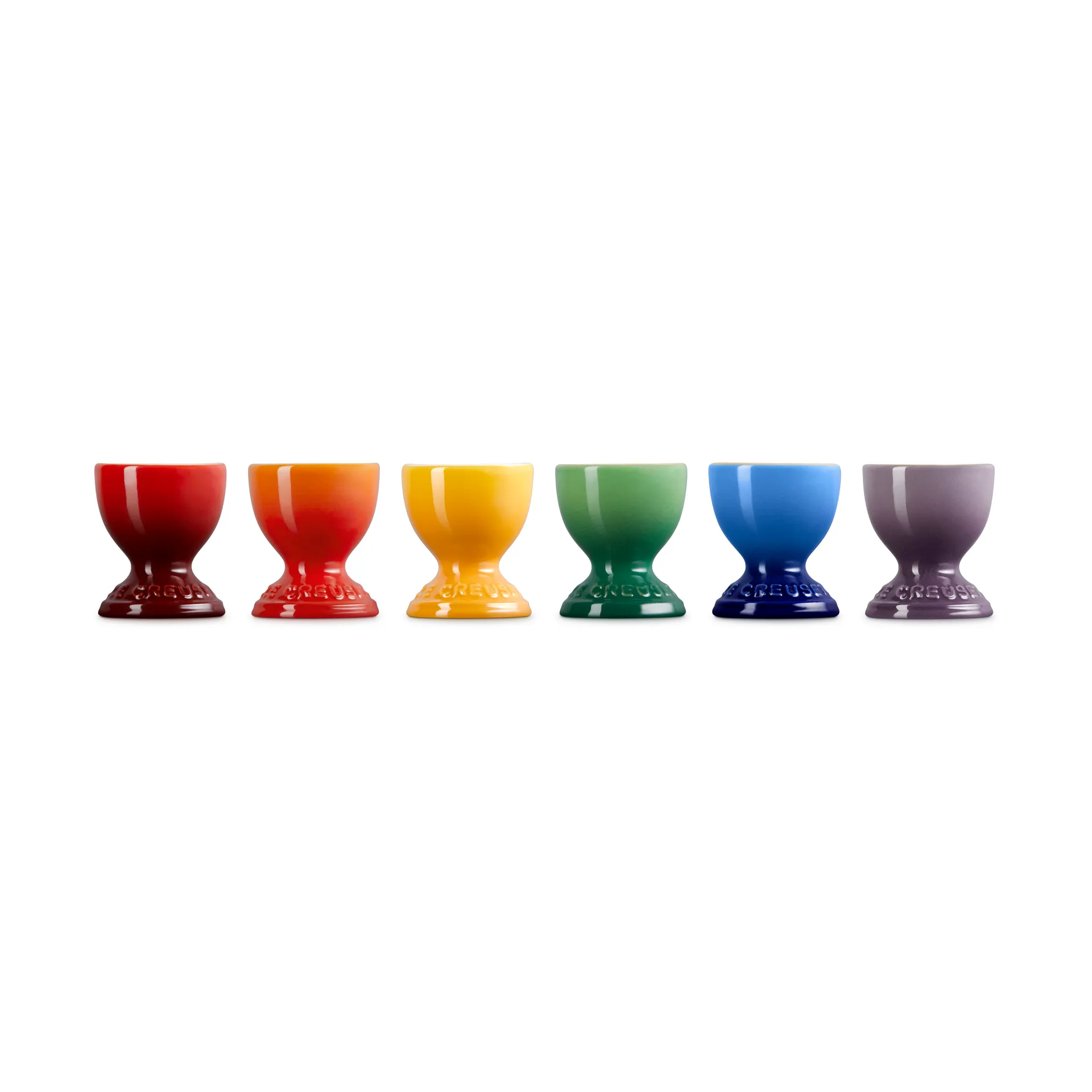 Signature Steingut Eierbecher 6-teilig, Rainbow Le Creuset