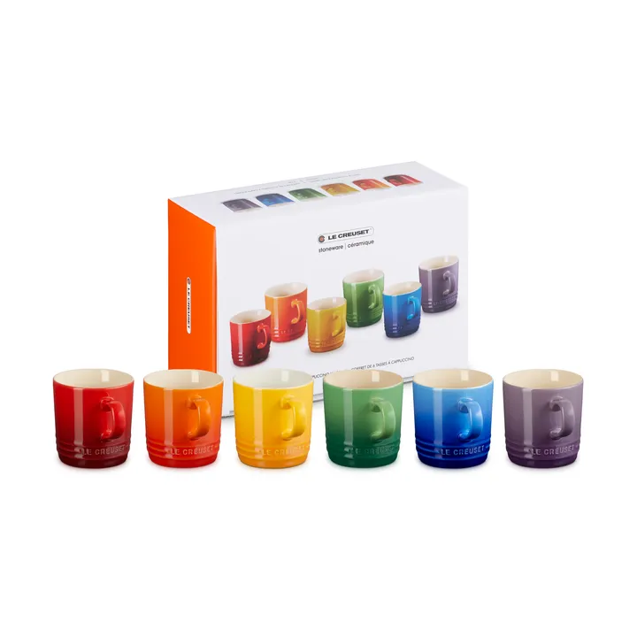 Signature Steingut Kaffeetasse 6-teilig - Rainbow - Le Creuset