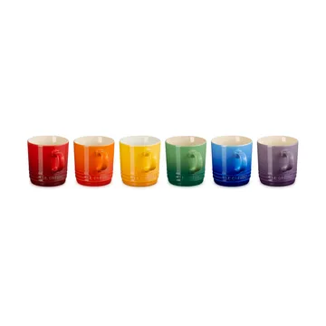 Signature Steingut Kaffeetasse 6-teilig - Rainbow - Le Creuset