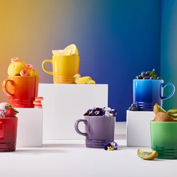 Signature Steingut Kaffeetasse 6-teilig - Rainbow - Le Creuset