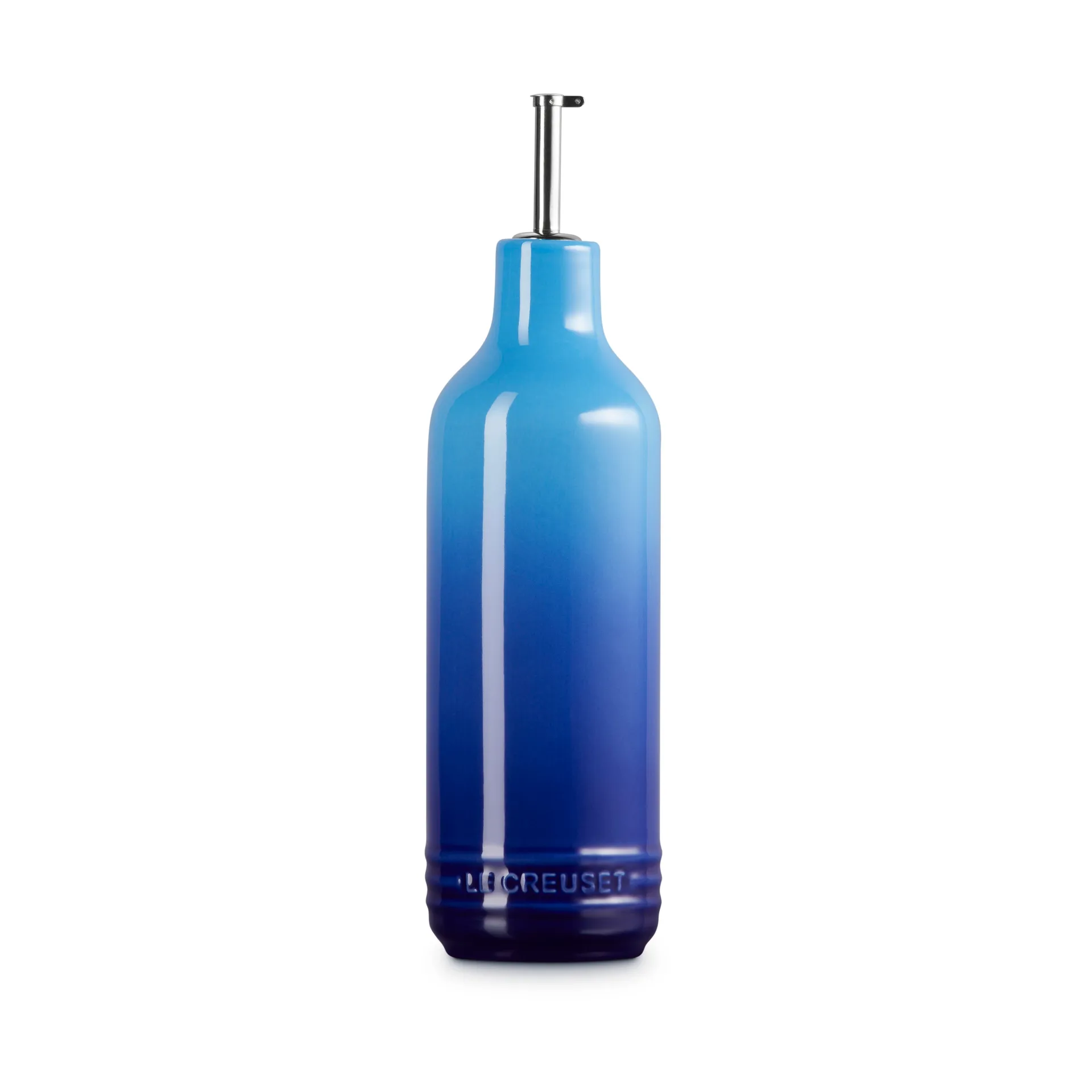 Signature Steingut Ölflasche 0,6 L, Azure Le Creuset