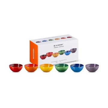 Signature Steingut Snackschale 6-teilig - Rainbow - Le Creuset