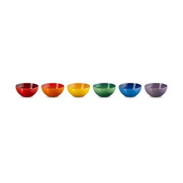 Signature Steingut Snackschale 6-teilig - Rainbow - Le Creuset