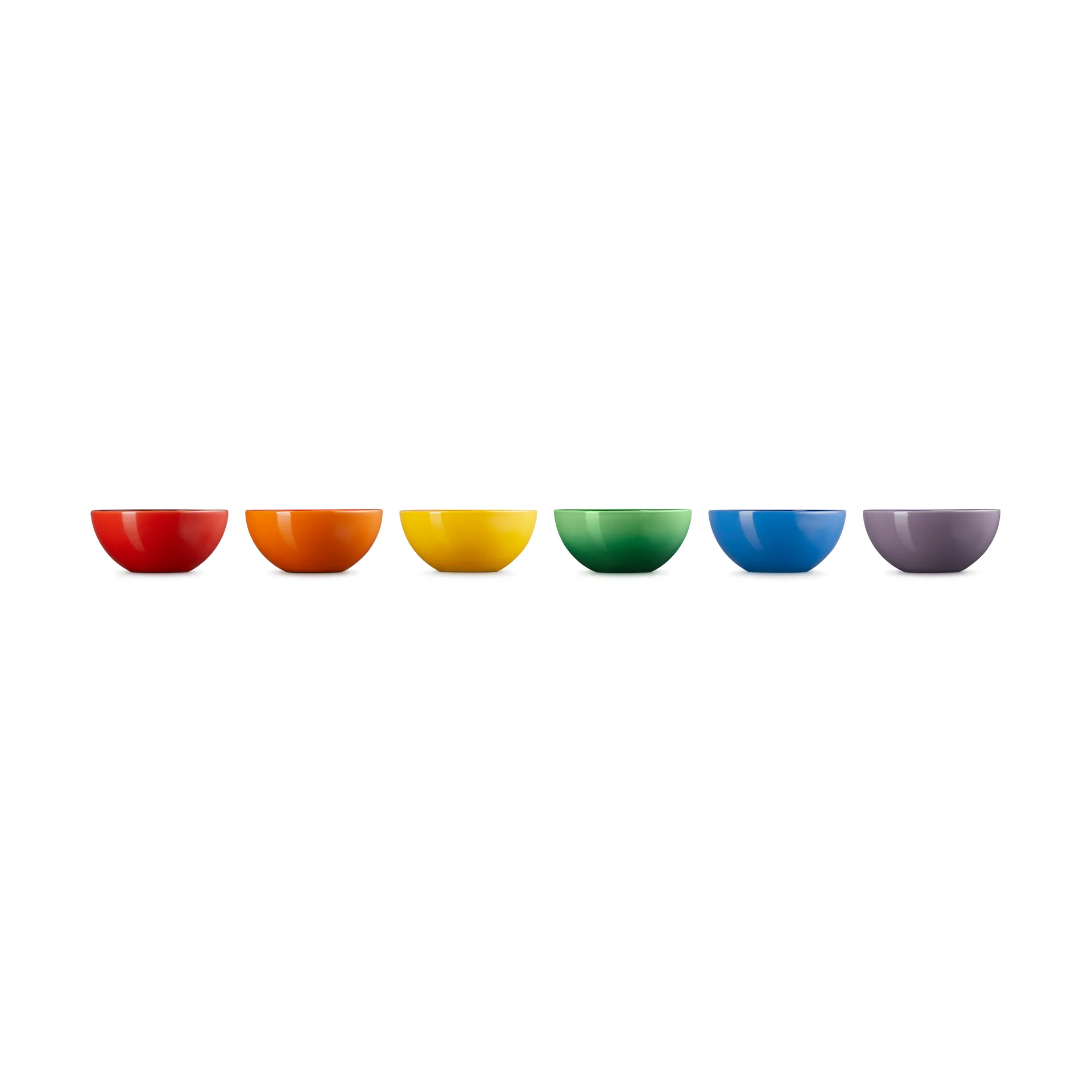 Signature Steingut Snackschale 6-teilig, Rainbow Le Creuset